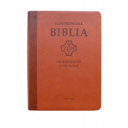 Ilustrowana Biblia pierwszego Kościoła okładka brązowa